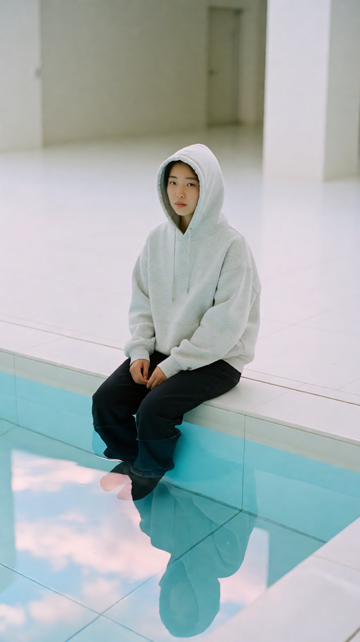Dreamcore liminal pool aesthetic Wallpaper