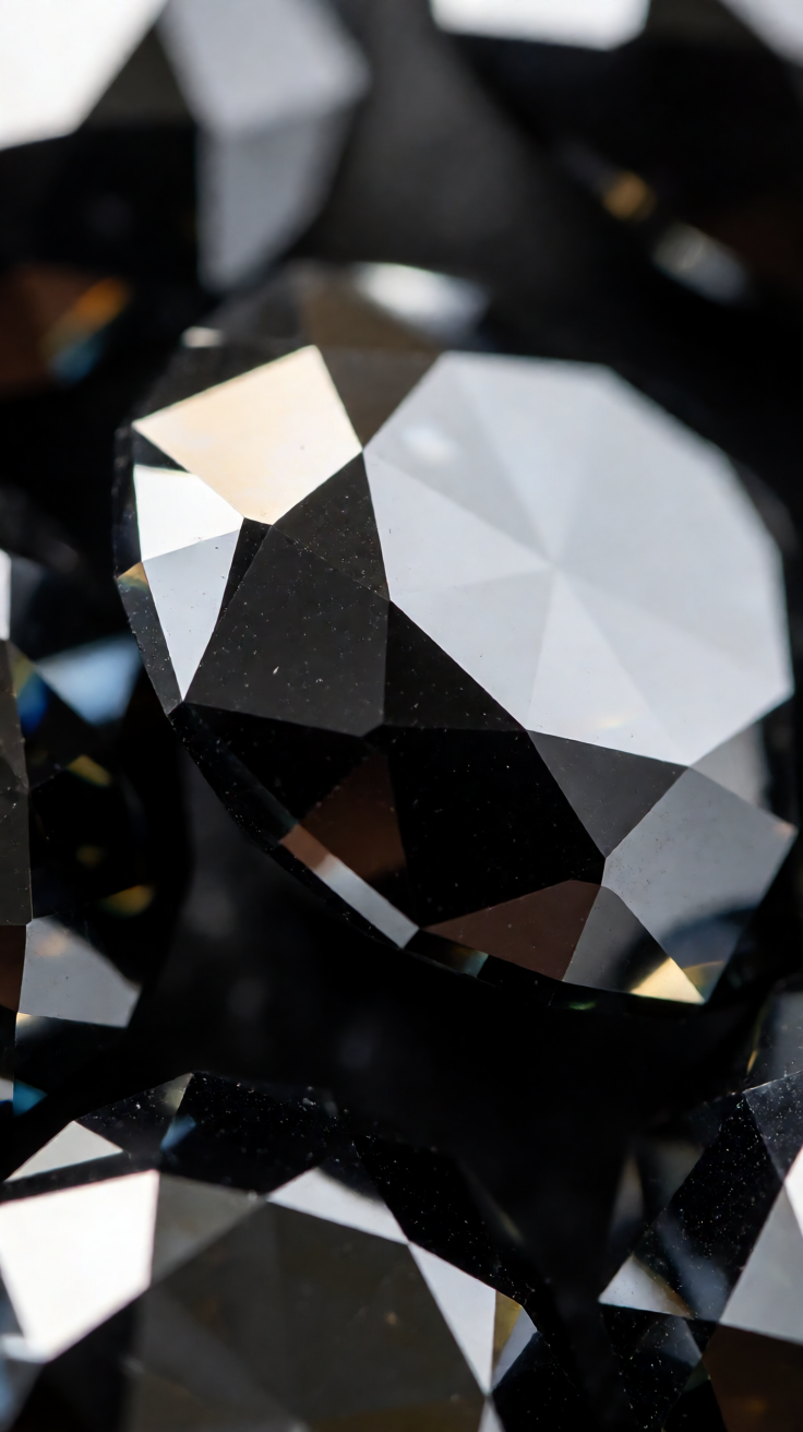 Black diamonds macro dark Wallpaper
