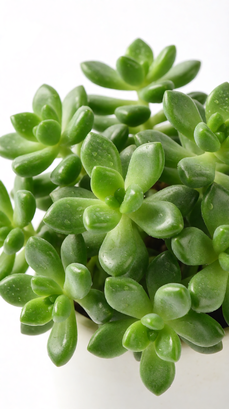 Green succulent plants pattern Wallpaper