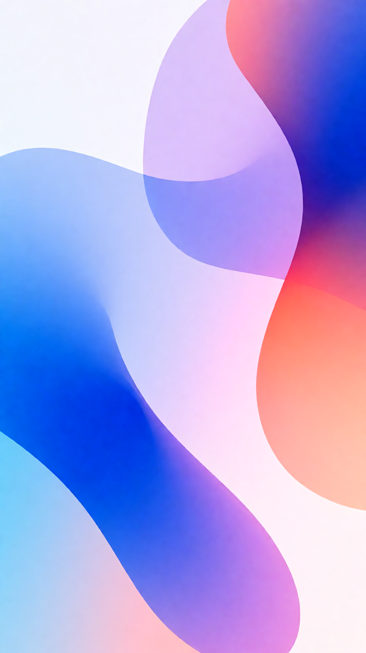 Abstract flowing shapes phone background Wallpaper