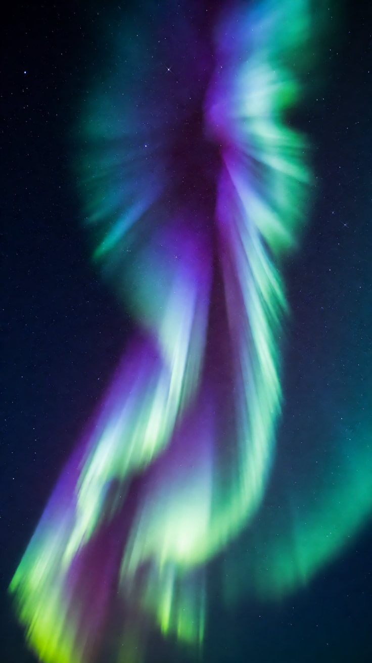 Northern lights vertical phone wallpaper Wallpaper
