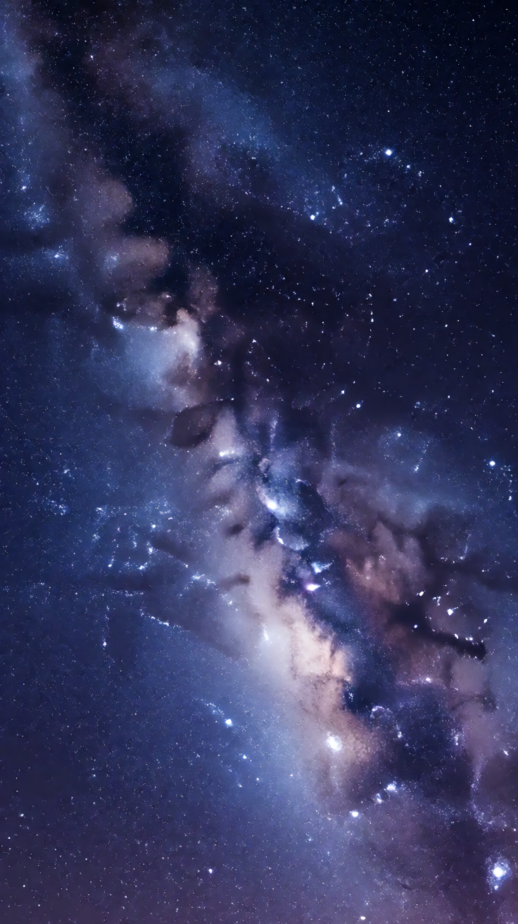 Starry milky way vertical phone wallpaper Wallpaper