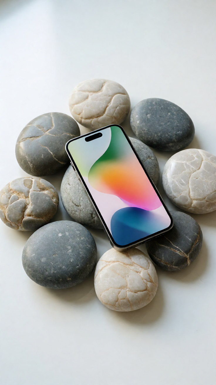 Zen stones balance phone wallpaper Wallpaper