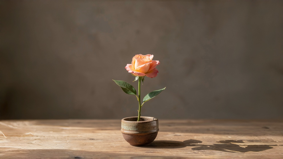 AI 생성 아름다운 꽃 아트워크