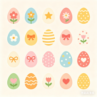 مزين بالبيض